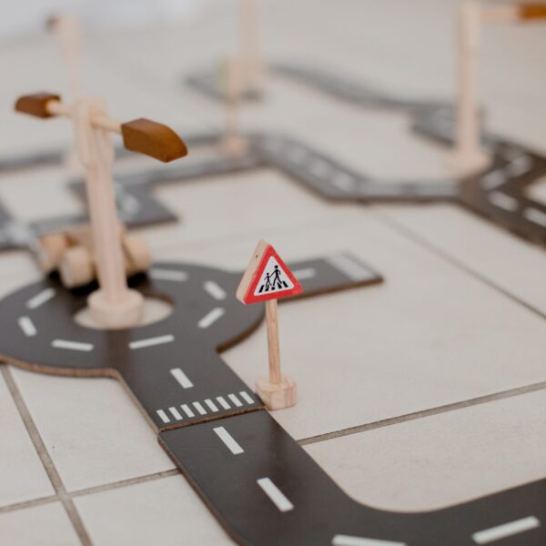 Road Sign Street Lights Set