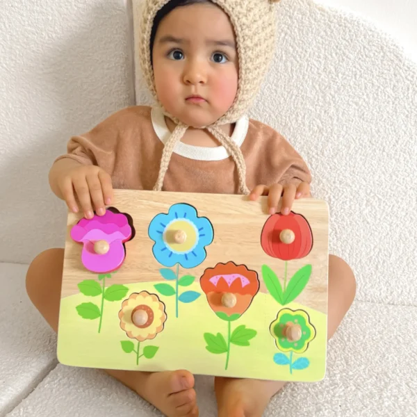 Flower Garden Puzzle and Book Set